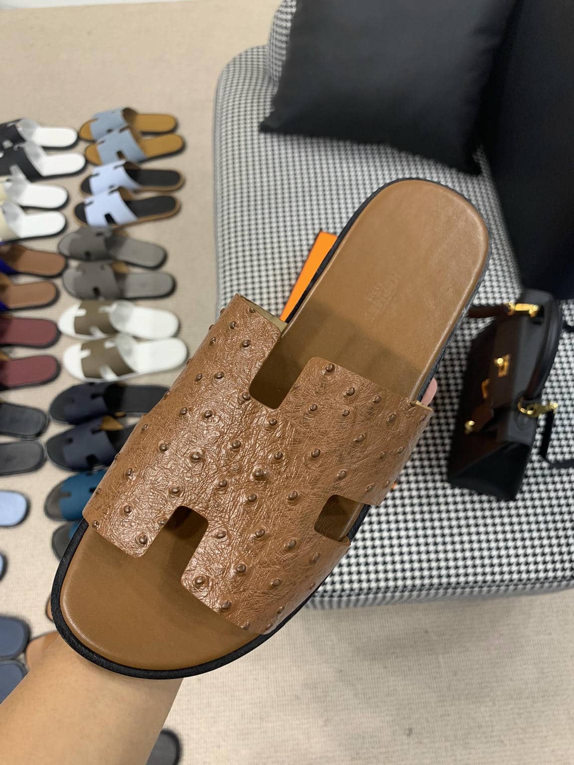 Hermes Man Slippers-21